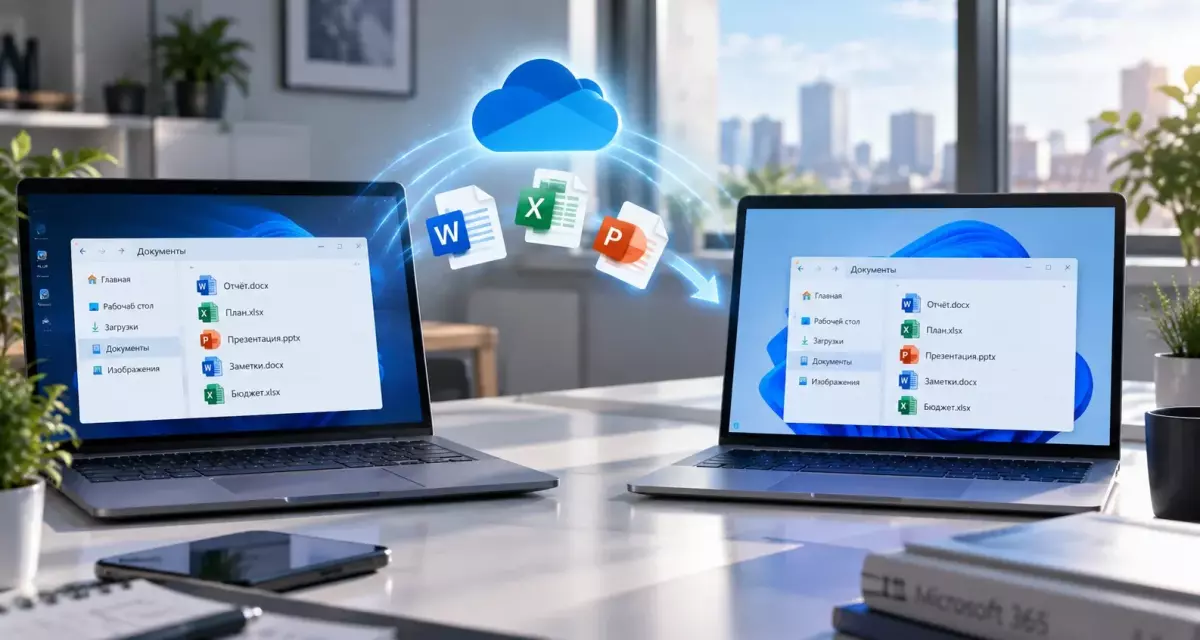 Документы Office на новом компьютере: как Microsoft 365 упрощает перенос файлов