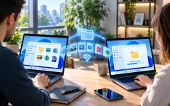 Как передавать файлы между двумя компьютерами с Windows 11 без флешки