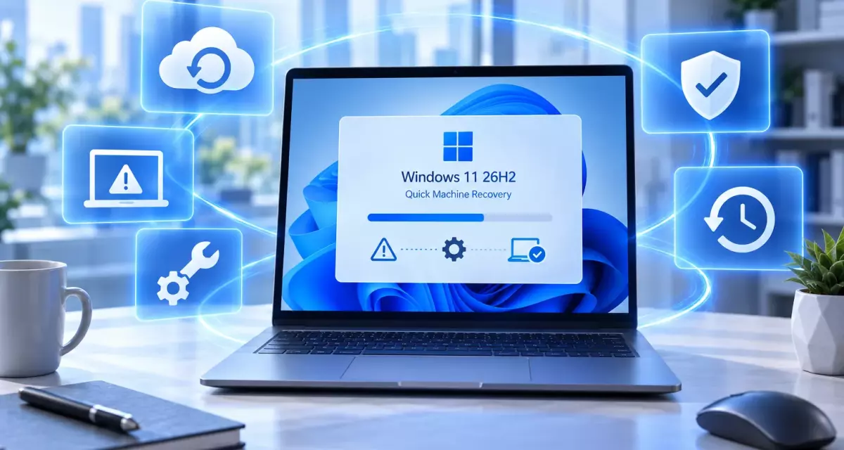 Как работает Quick Machine Recovery в Windows 11 26H2 и когда запускается восстановление