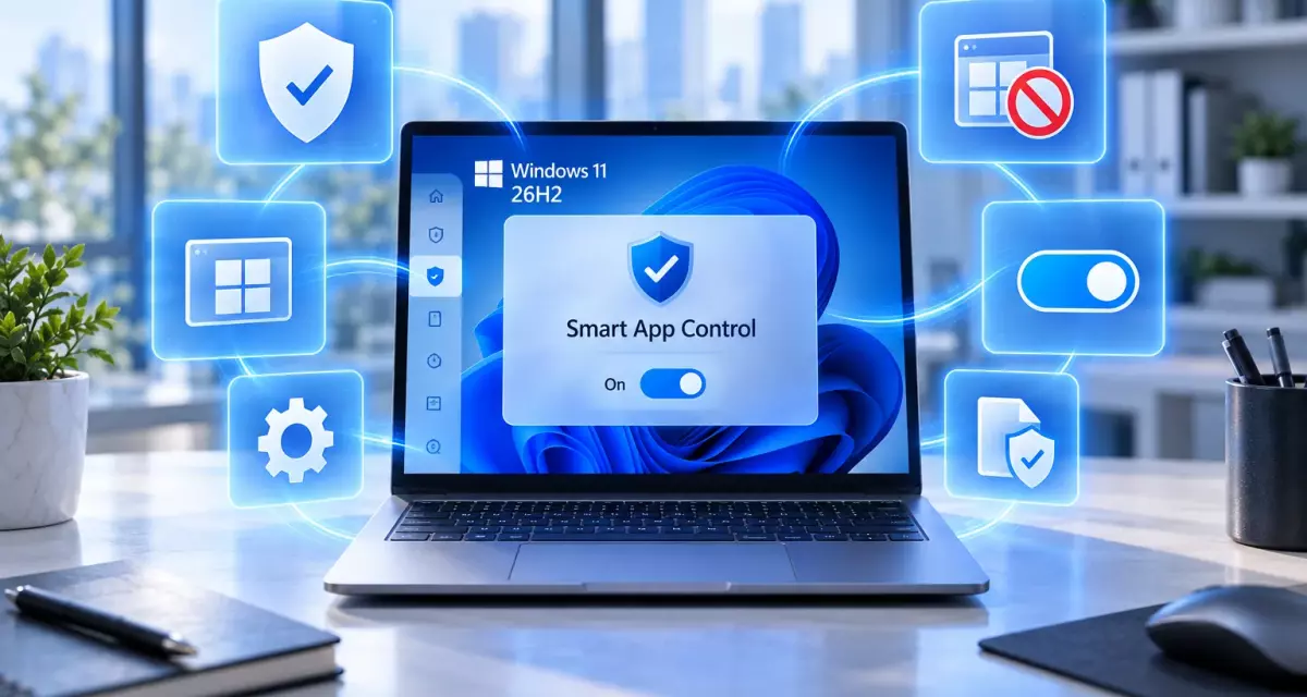 Как включить Smart App Control в Windows 11 26H2 без переустановки системы