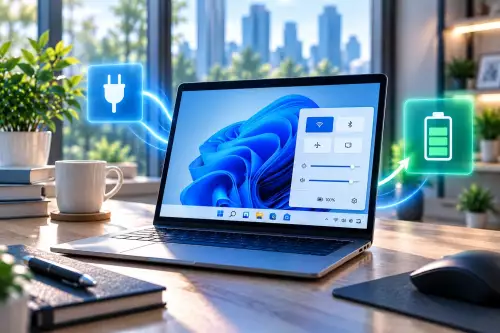Как Windows 11 исправила работу ноутбуков при переходе между сетью и батареей