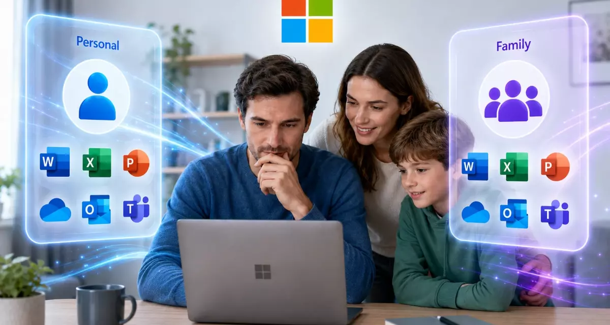Microsoft 365 Personal и Family — в чём разница и какую подписку выбрать