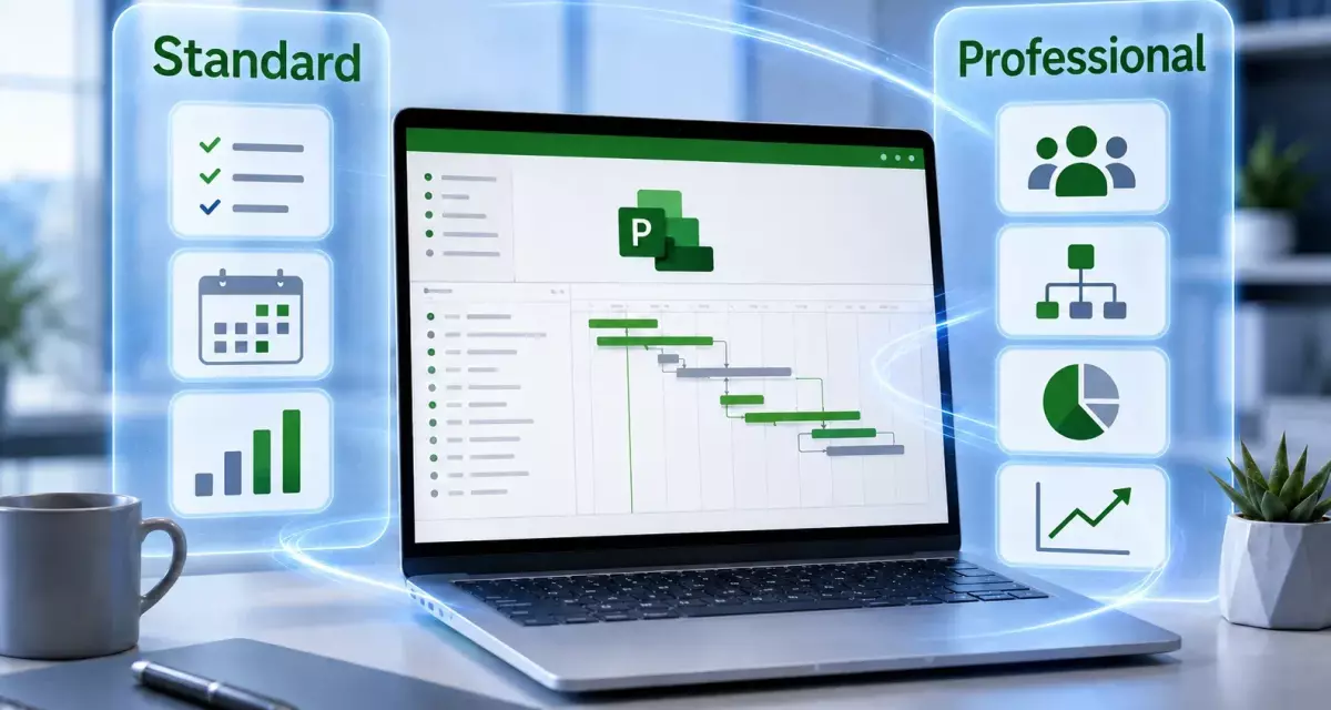 Microsoft Project Standard и Professional: какую версию выбрать