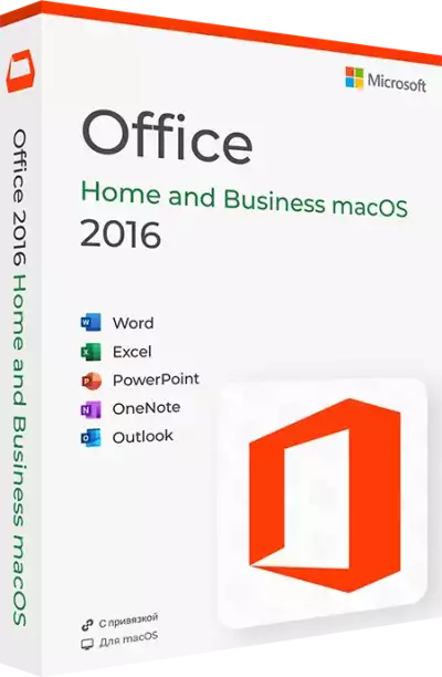 Microsoft Office 2016 для Дома и Бизнеса for Mac OS