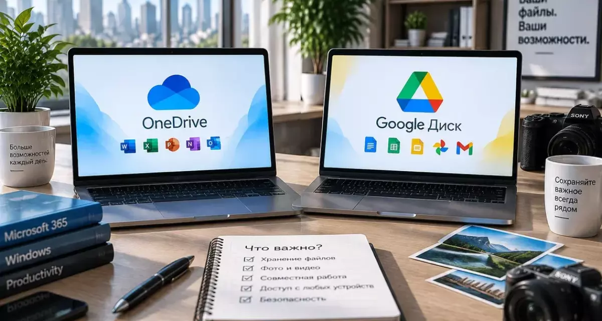 OneDrive или Google Диск: сравнение облачных хранилищ для документов и фото