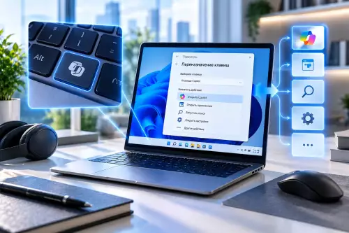 Как работает переназначение клавиши Copilot в Windows 11