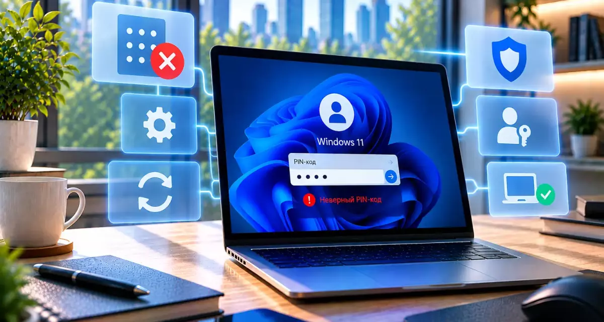 Почему PIN-код Windows 11 перестал работать и как вернуть вход в систему