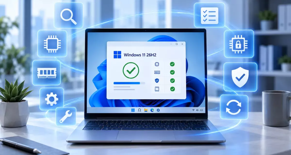 Проверка совместимости ПК с Windows 11 26H2: утилиты и ручные настройки