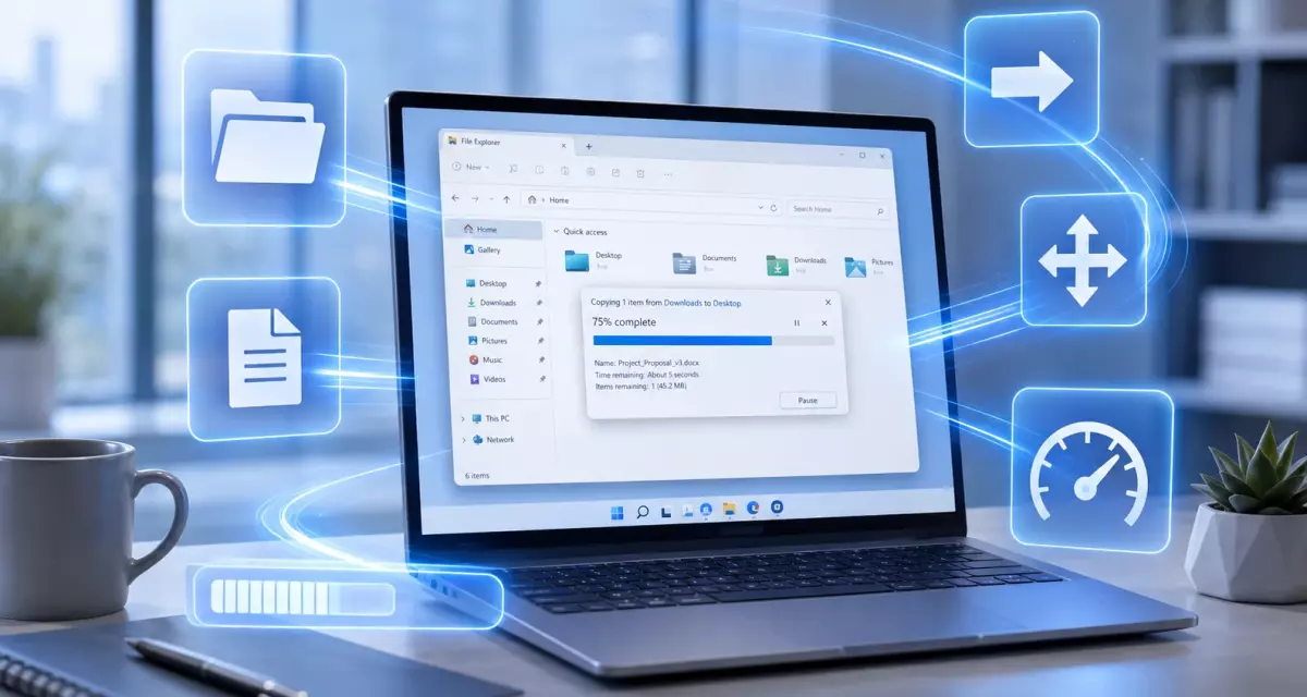 Проводник Windows 11 станет быстрее — Microsoft ускоряет копирование файлов