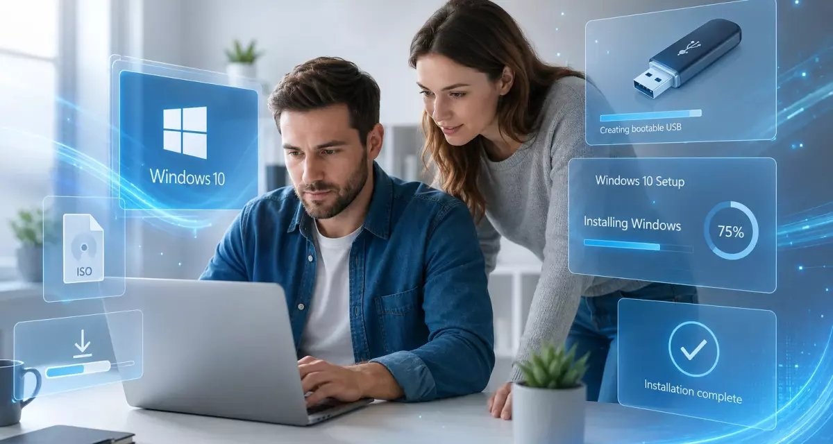 Установка Windows 10 с флешки на компьютер или ноутбук