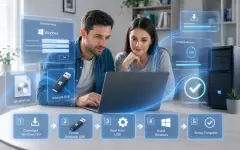 Установка Windows с флешки: пошаговая инструкция для ПК и ноутбука