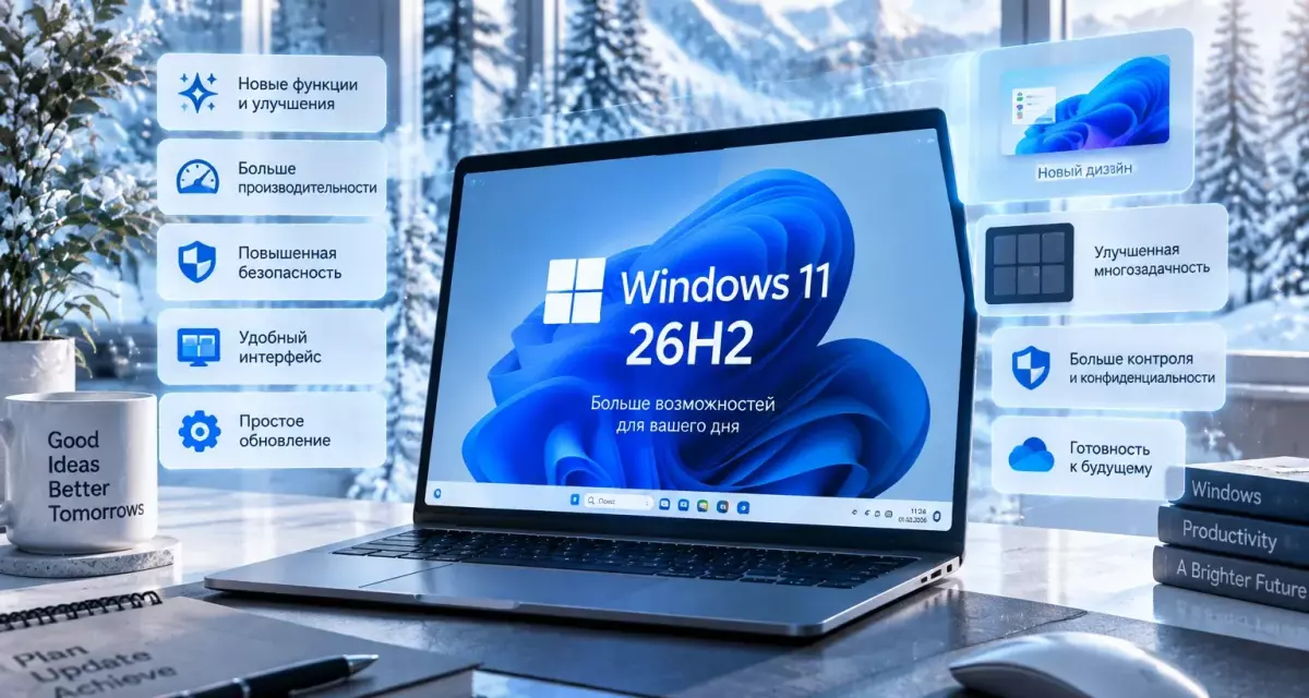 Windows 11 26H2: новые функции, изменения и возможности обновления системы