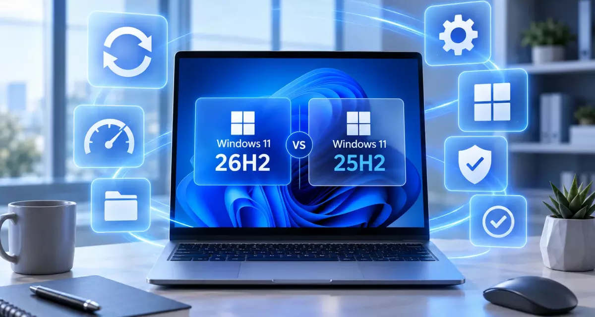 Windows 11 26H2 против 25H2: главные отличия и обзор новых возможностей
