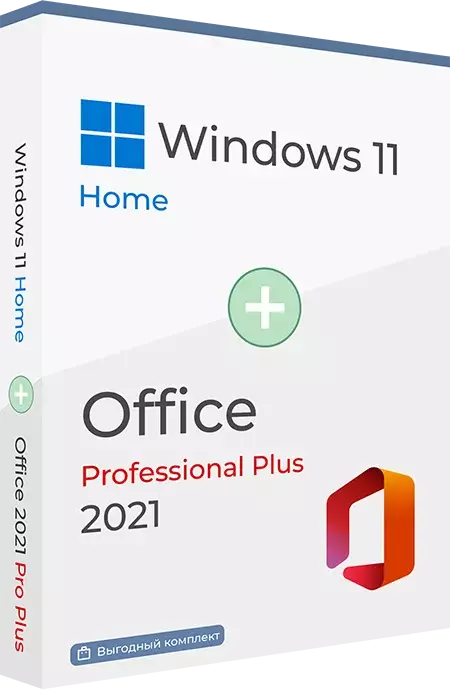 Windows 10 Home + Office 2021 Pro Plus