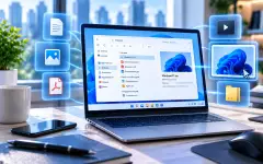 Как Windows 11 теперь показывает скачанные файлы в области предварительного просмотра