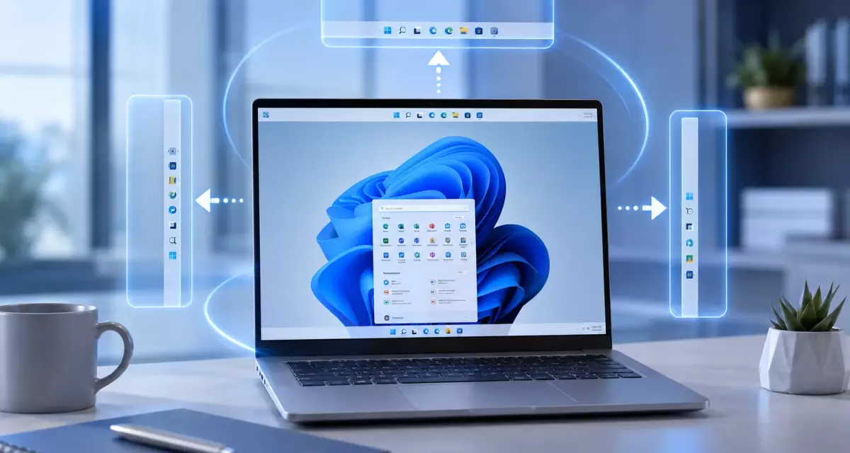 Windows 11 снова позволит перемещать панель задач — сверху, слева и справа