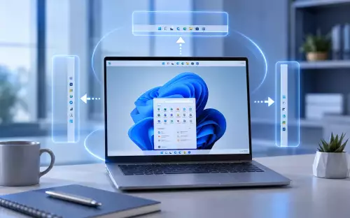 Windows 11 снова позволит перемещать панель задач — сверху, слева и справа