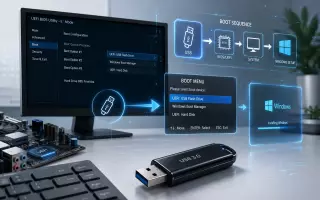 Как загрузиться с флешки для установки Windows через BIOS и Boot Menu