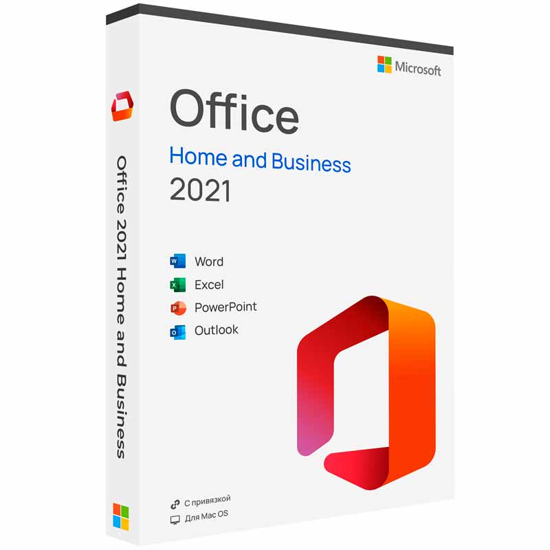Купить Microsoft Office 2021 для Дома и Бизнеса for Mac OS